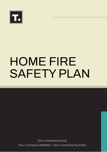 Free Home Fire Safety Plan Template to Edit Online