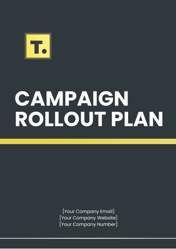 Free Campaign Rollout Plan Template to Edit Online