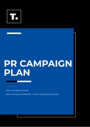 Free PR Campaign Plan Template to Edit Online