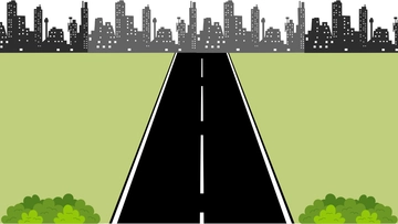 Free City Road Background to Edit Online