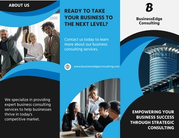 Free Corporate Service Brochure Template to Edit Online