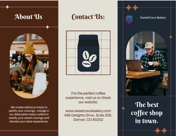 Free Coffee Shop Brochure Template to Edit Online