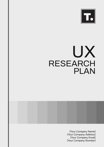 Free UX Research Plan Template to Edit Online