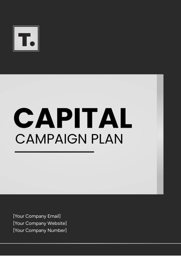 Free Capital Campaign Plan Template to Edit Online