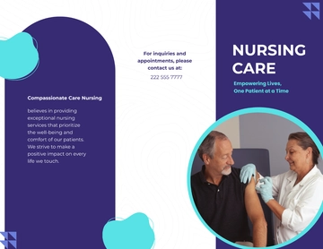Free Nursing Brochure Template to Edit Online