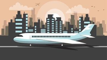 Free Airport Road Runway Background to Edit Online