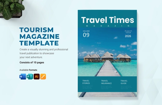 Tourism Magazine Template
