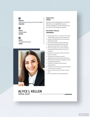Medical Biller Resume