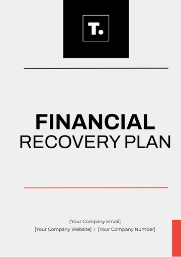 Free Financial Recovery Plan Template to Edit Online