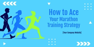 Free Global Running Day Blog Banner Template to Edit Online