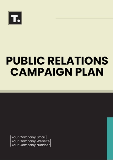 Free Public Relations Campaign Plan Template to Edit Online