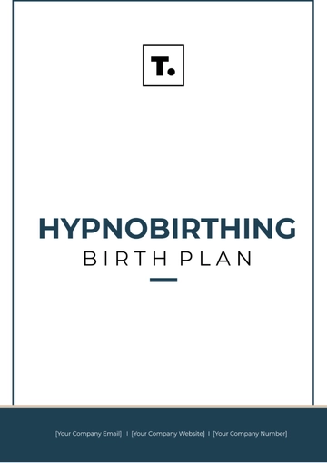 Free Hypnobirthing Birth Plan Template to Edit Online