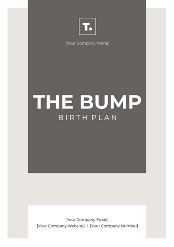 Free The Bump Birth Plan Template to Edit Online