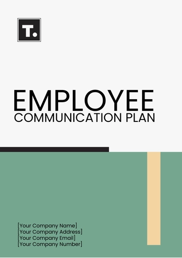 Free Employee Communication Plan Template to Edit Online