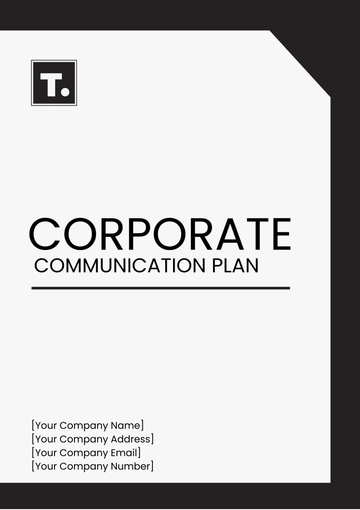 Free Corporate Communication Plan Template to Edit Online