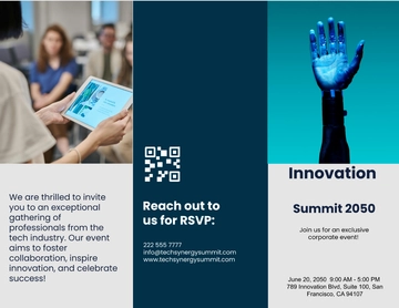 Free Corporate Event Brochure Template to Edit Online
