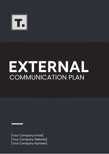 Free External Communication Plan Template to Edit Online