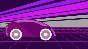 Free Futuristic Car Background to Edit Online
