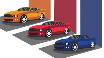 Free Car Showroom Concept Background to Edit Online