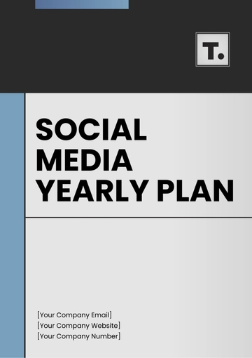 Free Social Media Yearly Plan Template to Edit Online