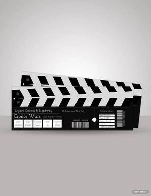 Movie Admission Ticket Template