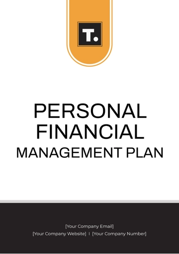 Free Personal Financial Management Plan Template to Edit Online