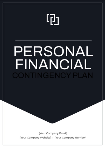 Free Personal Financial Contingency Plan Template to Edit Online