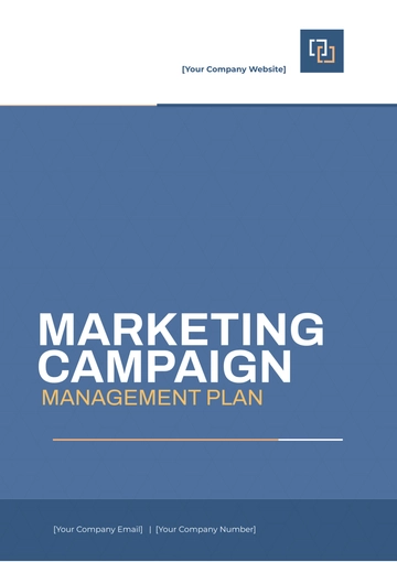 Free Marketing Campaign Management Plan Template to Edit Online