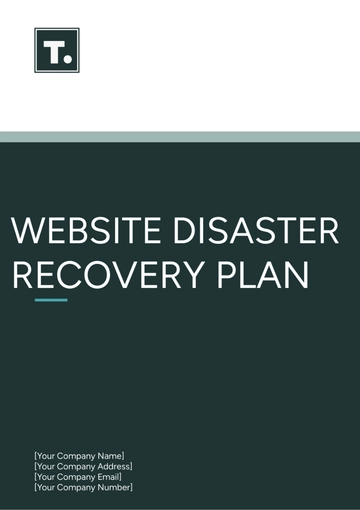 Free Website Disaster Recovery Plan Template to Edit Online