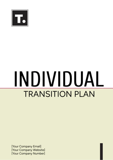 Free Individual Transition Plan Template to Edit Online