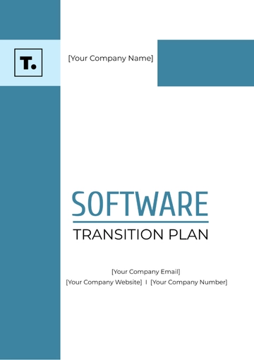 Free Software Transition Plan Template to Edit Online