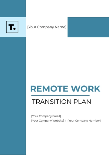 Free Remote Work Transition Plan Template to Edit Online