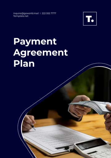 Free Payment Agreement Plan Template to Edit Online