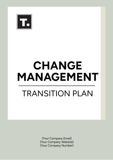 Free Change Management Transition Plan Template to Edit Online