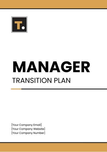 Free Manager Transition Plan Template to Edit Online