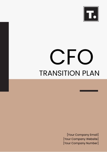 Free CFO Transition Plan Template to Edit Online