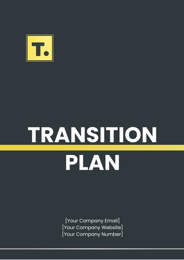Free Transition Plan Template to Edit Online