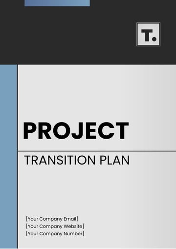 Free Project Transition Plan Template to Edit Online