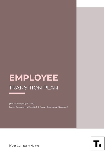 Free Employee Transition Plan Template to Edit Online