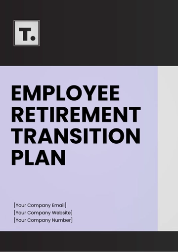 Free Employee Retirement Transition Plan Template to Edit Online