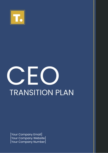 Free Ceo Transition Plan Template to Edit Online