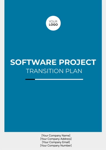 Free Software Project Transition Plan Template to Edit Online