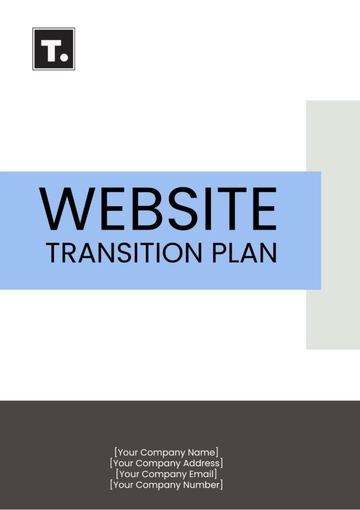 Free Website Transition Plan Template to Edit Online