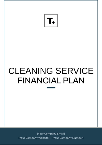 Free Cleaning Service Financial Plan Template to Edit Online