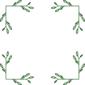 Free Leaf Border Element Clipart to Edit Online