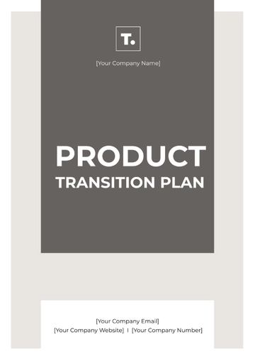 Free Product Transition Plan Template to Edit Online
