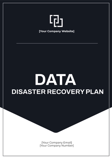 Free Data Disaster Recovery Plan Template to Edit Online