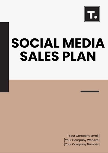 Free Social Media Sales Plan Template to Edit Online