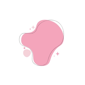 Free Pink Blob Element to Edit Online