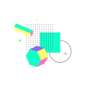 Free Memphis Geometric Element Clipart to Edit Online